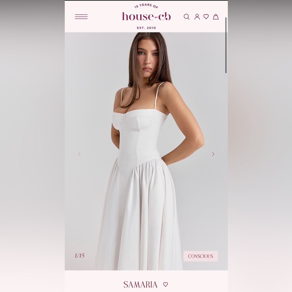 SOLD House of CB Samaria Midi Dress BNIB and all tags attached
White (MED) - Picture 4 of 8